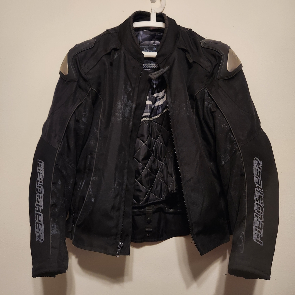 Black Performance Motorcycle Jacket - image 1